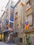 Streets of Barcelona with Catalan Flags 0370