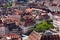 Streets of Basel with old houses in Switzerland