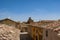 Streets and buildings of the medieval village of UrueÃ±a in province of Valladolid, Spain