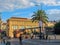 Streets and buildings of Perpignan Pyrenees-Orientales, France