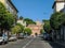 Streets and buildings of Perpignan Pyrenees-Orientales, France