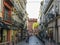 Streets and buildings of Perpignan Pyrenees-Orientales, France