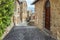 Streets of the city Orvieto, Italy, Toscana