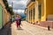 Streets of the city of Trinidad in Cuba