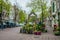 Streets of Leiden, Netherlands in spring 2017