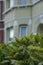 Streets of London, England, the UK - a green bush and a house.