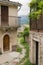 Streets of Medieval Borgo Roccacaramanica in Abruzzo, Italy