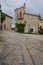 Streets of Medieval Borgo Roccacaramanica in Abruzzo, Italy