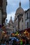 The streets of Montmarte near the Sacre-Coeur