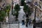 The streets of Montmarte near the Sacre-Coeur