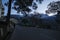 Streets in the morning at sunrise in Dharmsala India