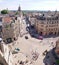 Streets of Oxford, England from above