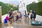 Streets, promenades and beach flooded in the city of BenicÃ ssim after the rains and storms that flooded the town.