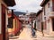Streets of San Cristobal de las Casas, former capital city of Chiapas, Mexico