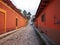 Streets of San Cristobal de las Casas, former capital city of Chiapas, Mexico