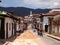 Streets of San Cristobal de las Casas, former capital city of Chiapas, Mexico