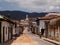 Streets of San Cristobal de las Casas, former capital city of Chiapas, Mexico