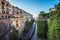 Streets of Sorrento, popular resort in the Bay of Naples, Southern Italy