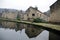 Streets of terraced houses alongside the rochdale canal