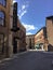 This is a streetview located on a studio lot simulating a historical town setting such as New York City where old movies