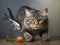 Streetwise Cat: Mackerel Thief\\\'s Swift Getaway