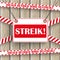 Streik Wooden Background