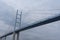 Strelasund Crossing Bridge in city Stralsund, Germany