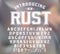 Strength typeface RUST