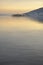 Stresa, Italy. Lake - lago - Maggiore. Borromeo islands at dusk