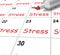 Stress Calendar Means Pressure Strain And