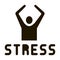 Stress Human Icon Vector Glyph Illustration
