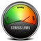 Stress Level Meter gauge