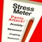 Stress Meter Showing Panic