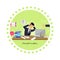 Stressful Condition Icon Flat Isolated