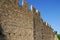 Stretch of ancient city walls in Monselice town in the province of Padua in the Veneto (Italy)