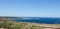 Stretch of coastline near otranto, italy.