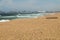 Stretch of Durban Beach Sand with Hotels in Background