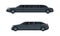 Stretch Limousine as Long Wheelbase Luxury Sedan and Urban Transport Vector Set