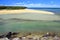 Stretch of white sandy beach, Rodrigues Island