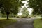 stretched path with abundant greenery inside ormeau park