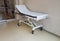 stretcher emergency hospital white