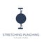 Stretching Punching Ball icon. Trendy flat vector Stretching Pun