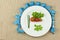 Strict diet against obesity. Dietary vegetable diet. Tomatoes on a plate. Raw vegetables on a white plate and a measuring tape.