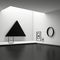 Striking 3d Graphic Image With Angular Shapes In A Moody White Room
