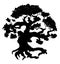 Striking Black Life Tree Illustration: A Symbolic and Meaningful Piece of Art