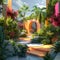 Striking Garden Scenery: Virtual Reality Delight