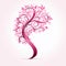 Striking Pink Ribbon for Website Banners