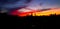 Striking Sunset City Silhouette