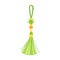 string tassel rope cartoon vector illustration