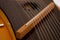 Stringed lyre musical instrument